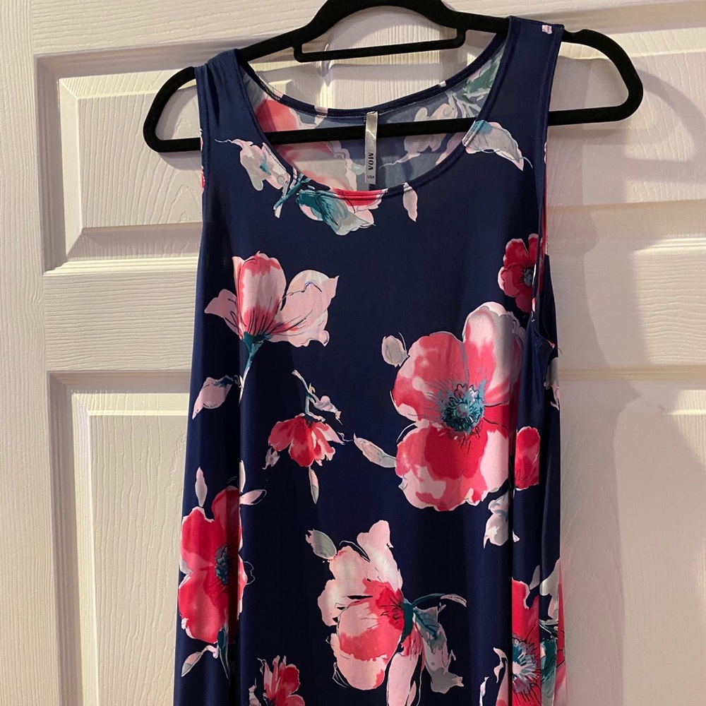 Floral tank dress